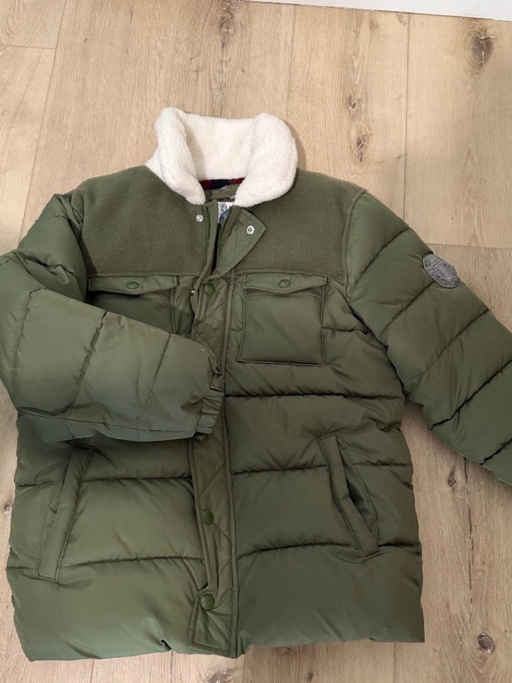 Gap jacket XL lined in buffalo check